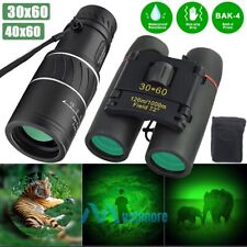 40x60 30x60 Zoom Day/Night Vision Binoculars Optical Monocular Hunting Camping picture