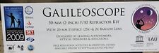 Galileoscope 50-mm 2 Inch F/10 Refractor Kit EasyAssembly New in Box picture