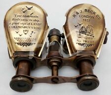 Antique Brass Binocular Maritime Vintage Gift Nautical Monocular Telescope picture