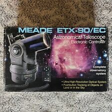 Meade ETX-90EC Catadioptric Telescope w/ Box - Turns On - *READ* picture