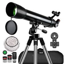 ESSLNB 700X90mm Astronomical Refractor Telescope with Phone Adapter Carry Bag picture