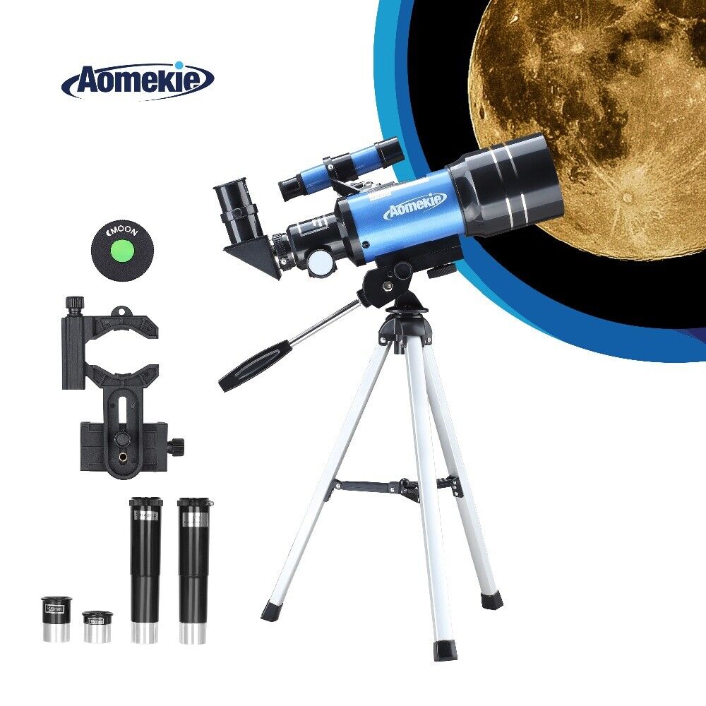 Telescope 30070 with Tripod Mobile Holder for Beginner Moon Watching Kids Gift
