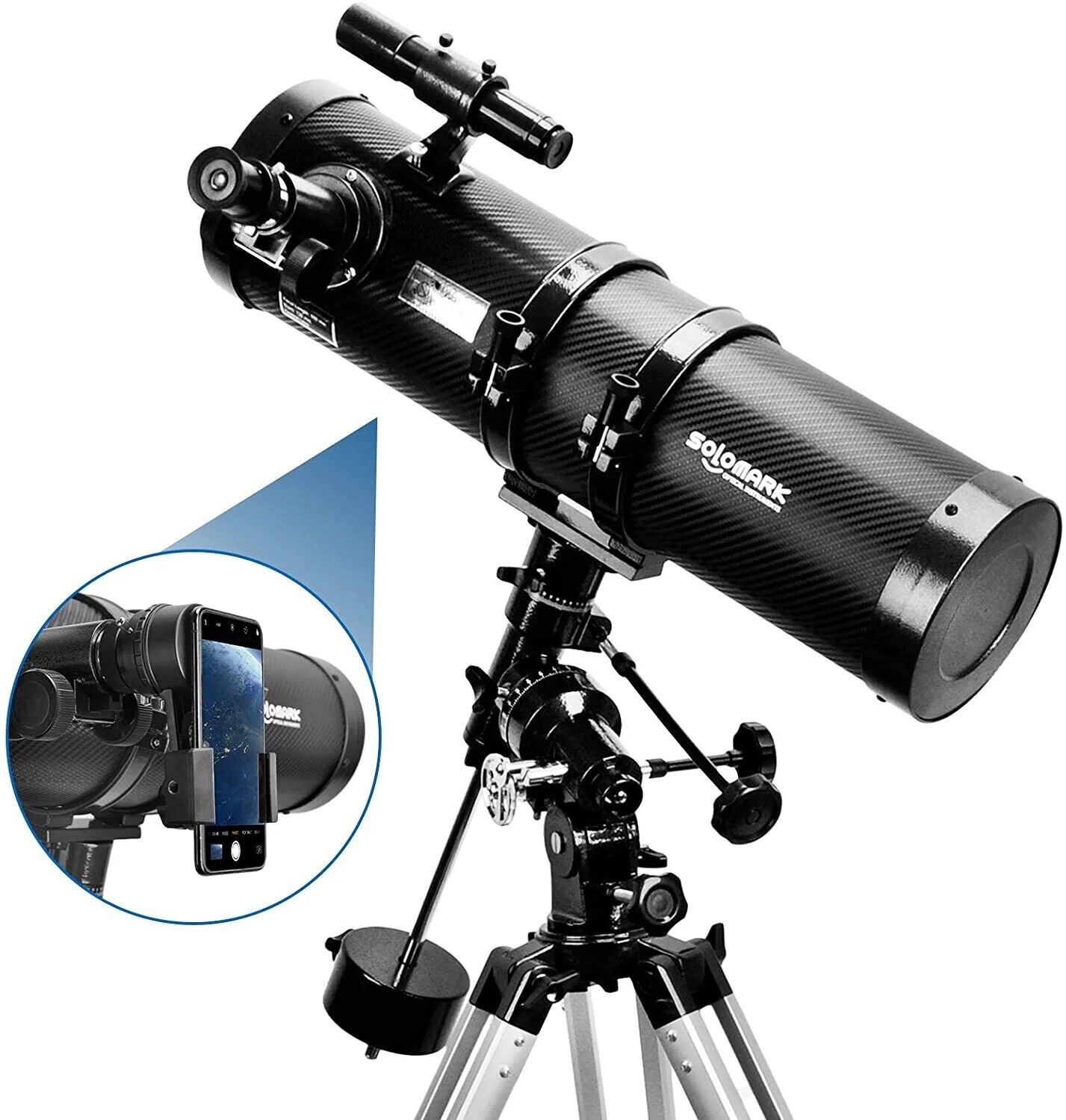 Solomark 130EQ Newtonian Reflector Telescope 130650EQ ( NEW IN OPEN BOX )