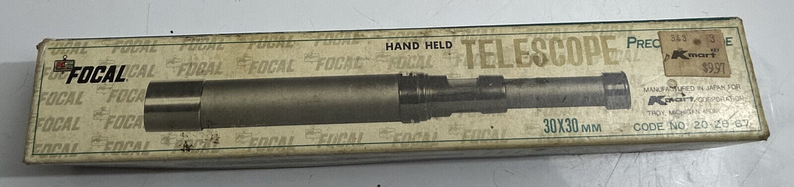 Focal Hand Held Telescope 30x30mm