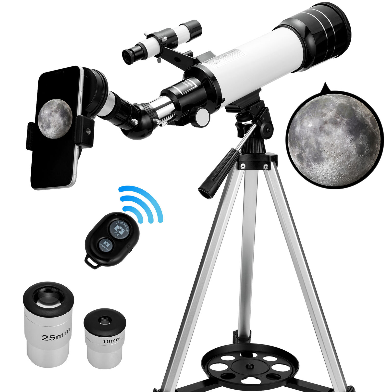 Telescope for Kids 8-12,Portable Astronomical Telescope for Beginners Kids Adult
