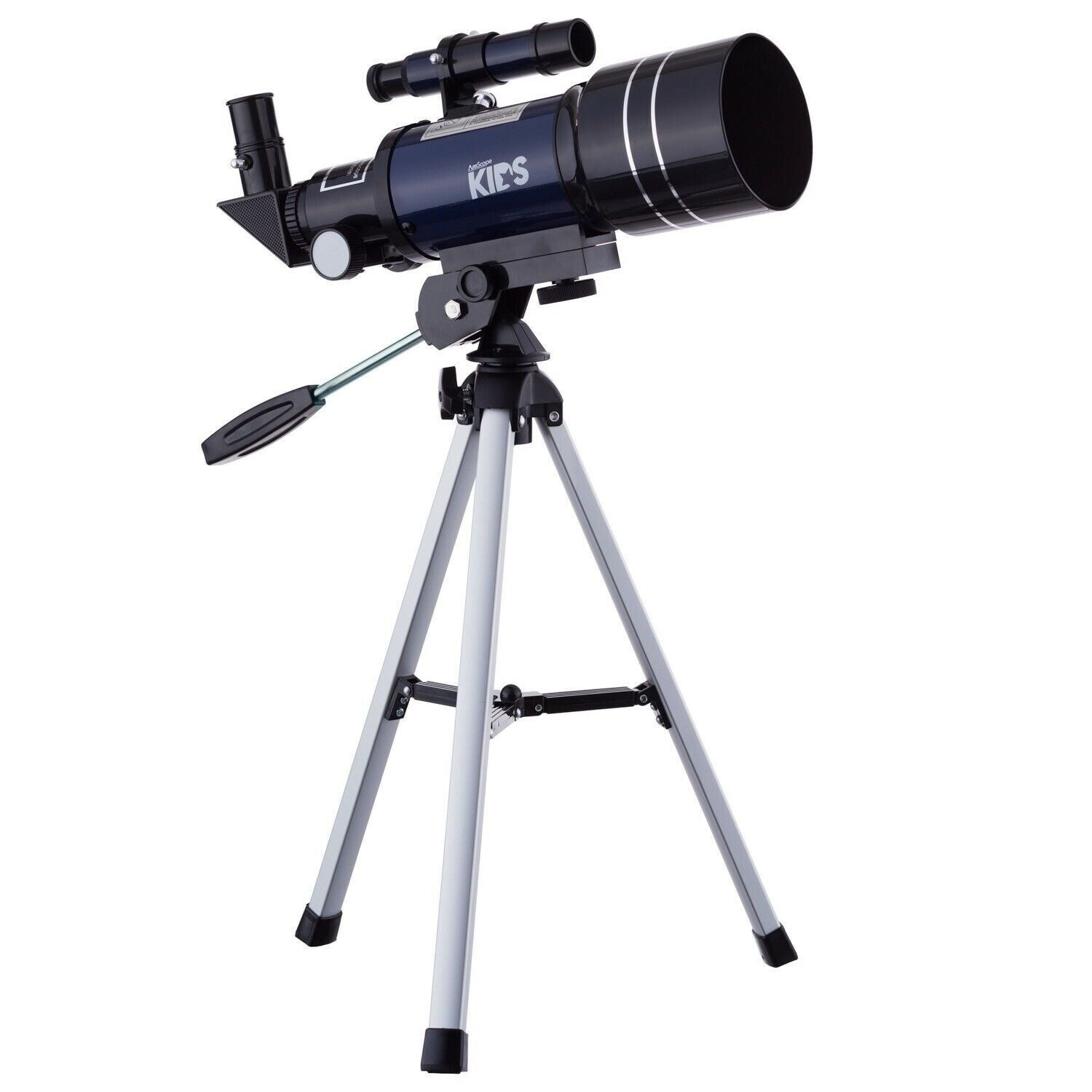 AMSCOPE 300-70mm Compact Telescope for Kids Beginners Astronomical Refractor