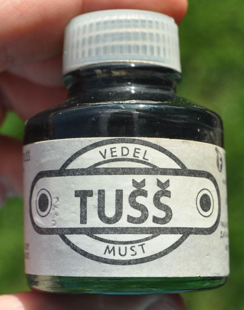 1980s USSR Soviet Russia UNOPENED Non-Freezing Ink Bottle w Original Label FULL