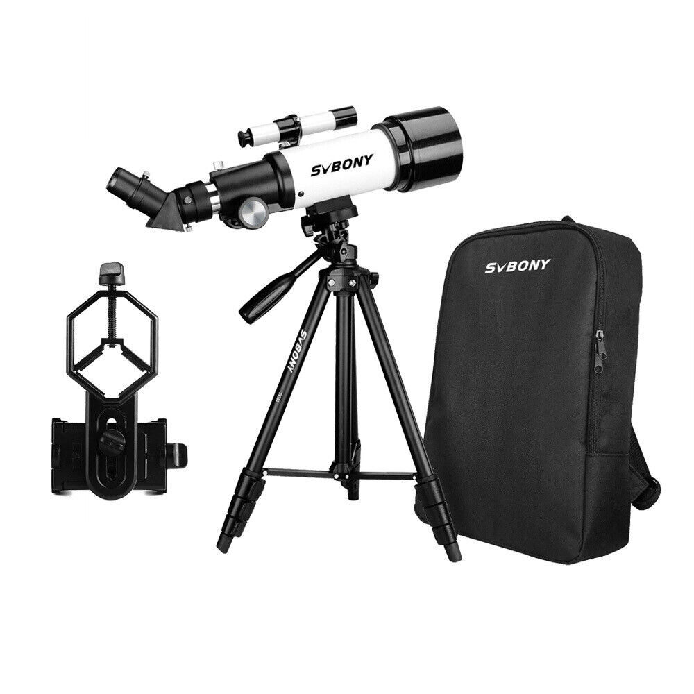 SVBONY SV501P 70400mm refraction Telescope sets+smart phone adapter w/ Backpack