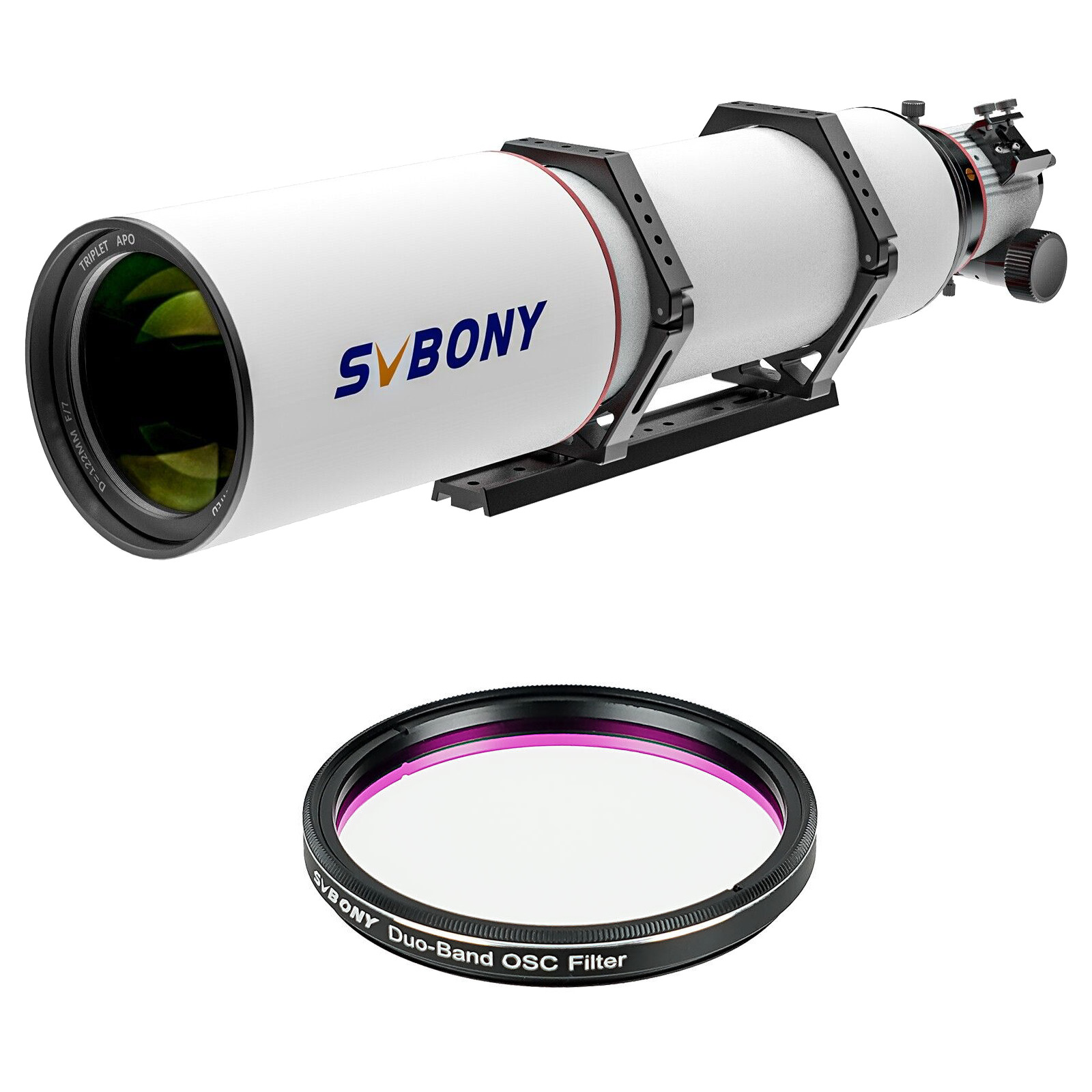 SVBONY SV550 122mm  f/7 Professional Astronomical Telescopes + SV220 SHO Filter