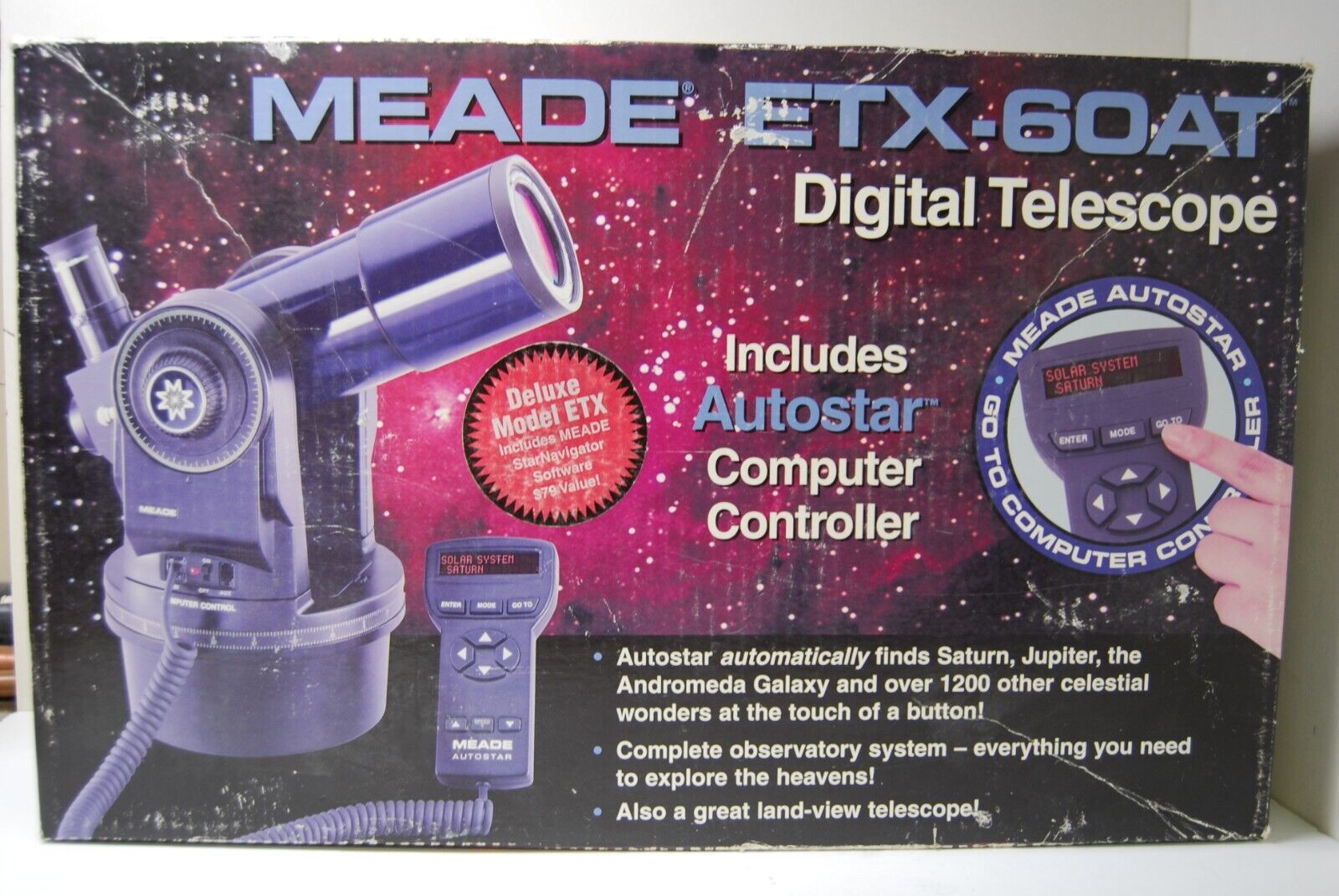 Meade ETX-60AT Refractor Digital Telescope with Autostar Computer Controller