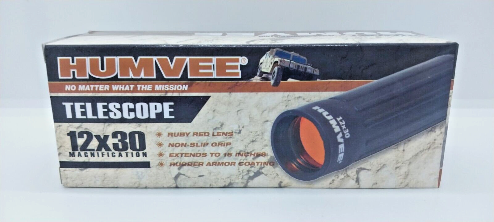 Humvee Collapsible Spotting Scope Telescope 12x30 Extends 15