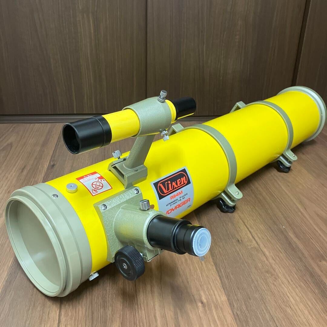 VIXEN astronomical telescope VOYAGER D114mm f900mm Finder 6 x 30 Yellow used