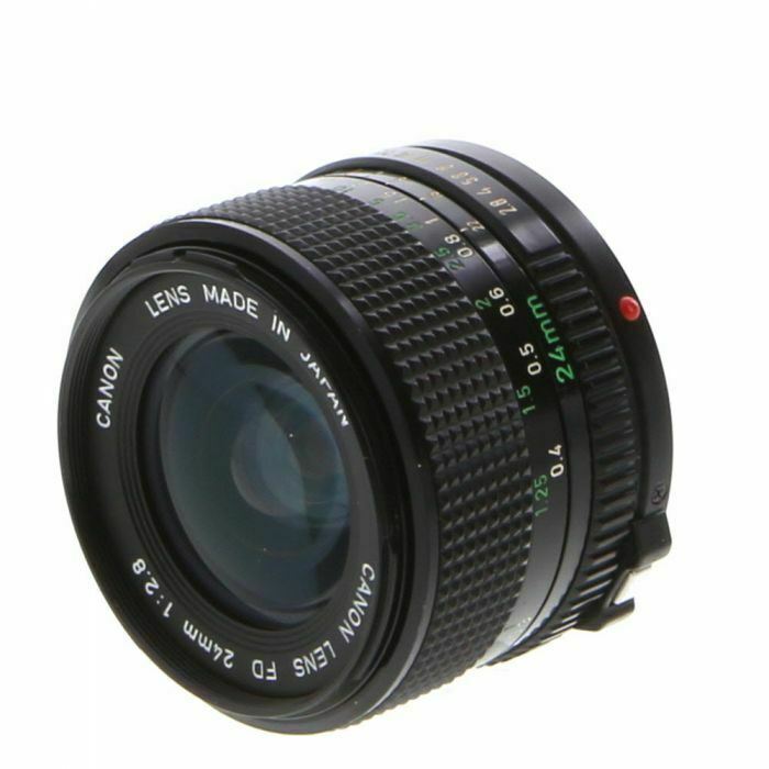 Canon 24mm f/2.8 Bayonet FD-Mount Wide Angle Prime Lens - Very Good