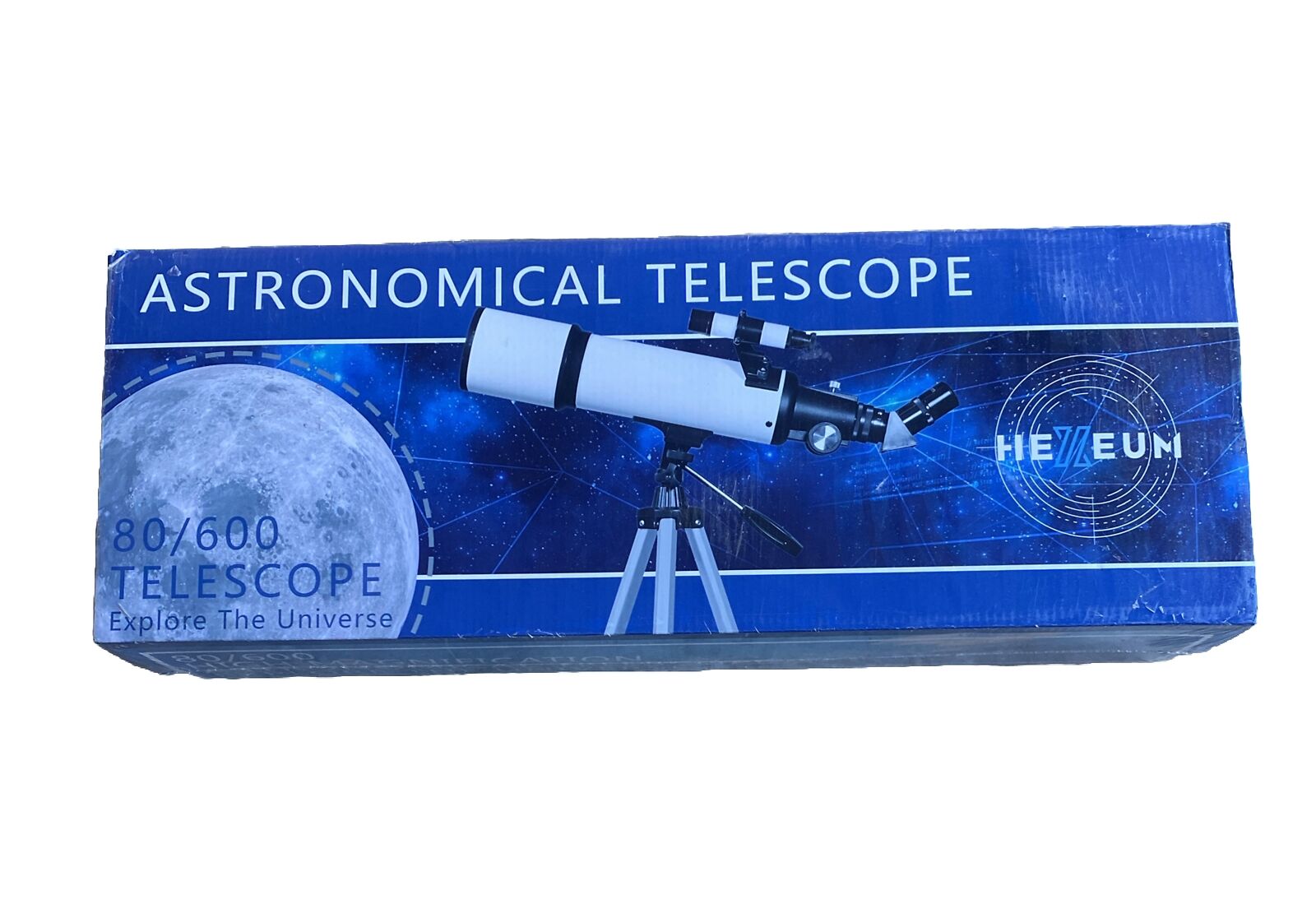 Hexeum Astronomical Portable Telescope 80mm Aperture 600mm w/ Carrying Case
