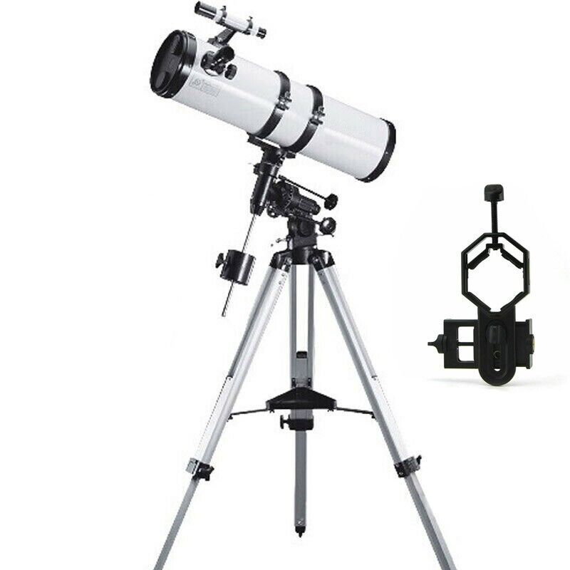 Skyoptikst 1400x 150 mm Reflector Newtonian Astronomical Telescope Phone Adapter