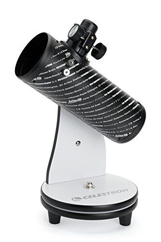Celestron – 76mm Classic FirstScope – Compact and Portable Tabletop Dobsonian...