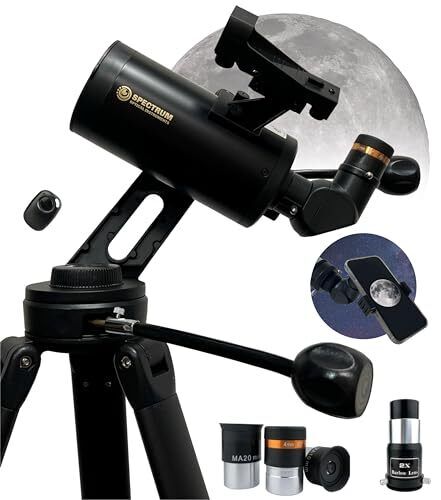 SpectrumOI Telescope for Kids 8-12, 70mm Maksutov Telescope for Adults 70750