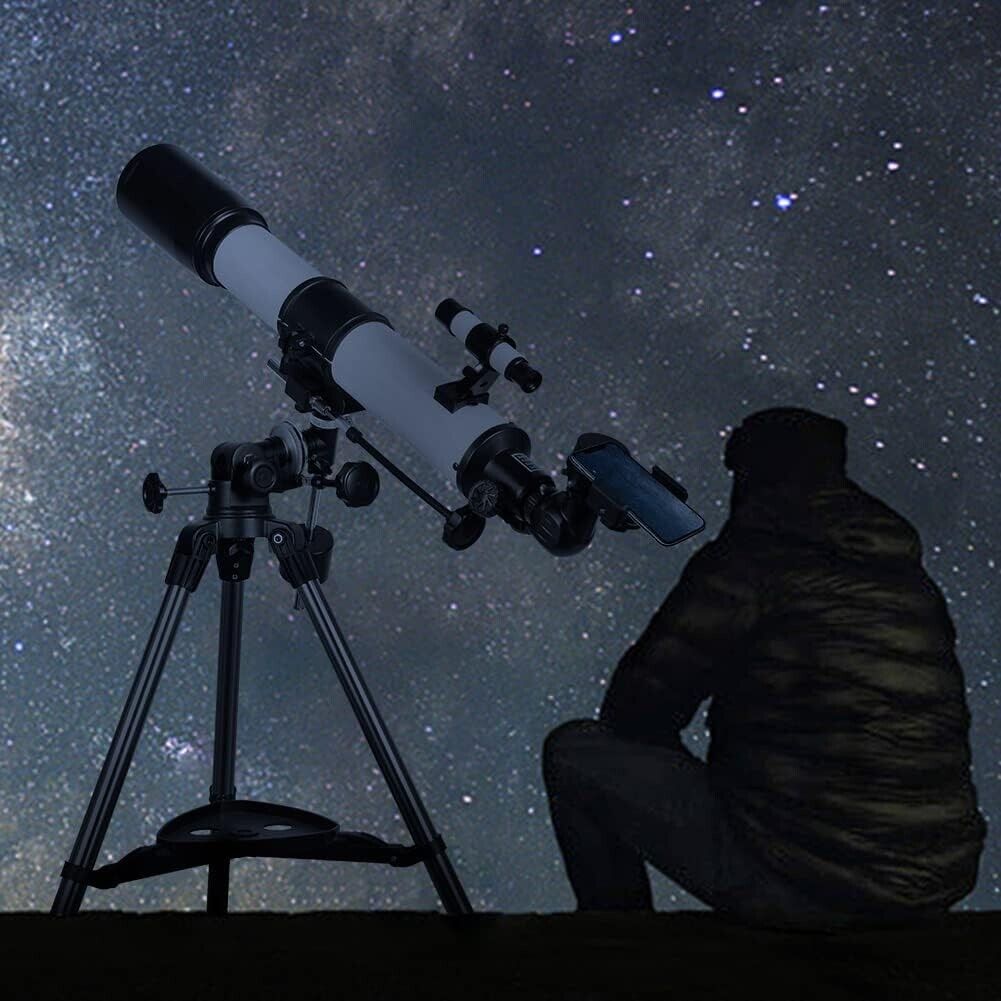 SOLOMARK Telescope 80EQ Refractor Professional Telescope -700mm Focal Length ...