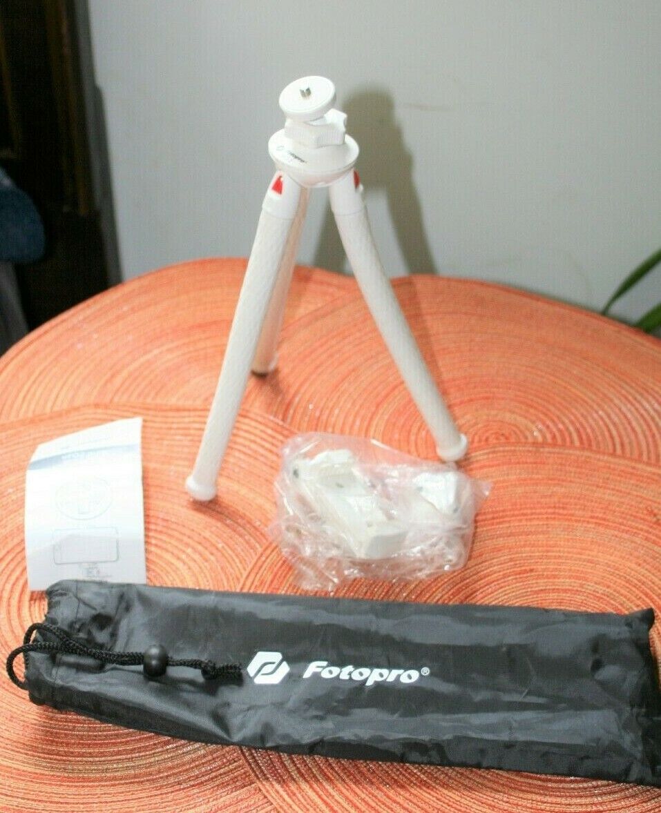 Fotopro uFO2 Pure flexible tripod for phone, GoPro w/ Bluetooth remote & manual