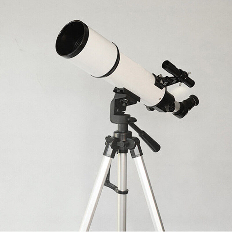 Skyoptiks 80mm Aperture 80/600 AZ Astronomical Portable Refractor Telescope