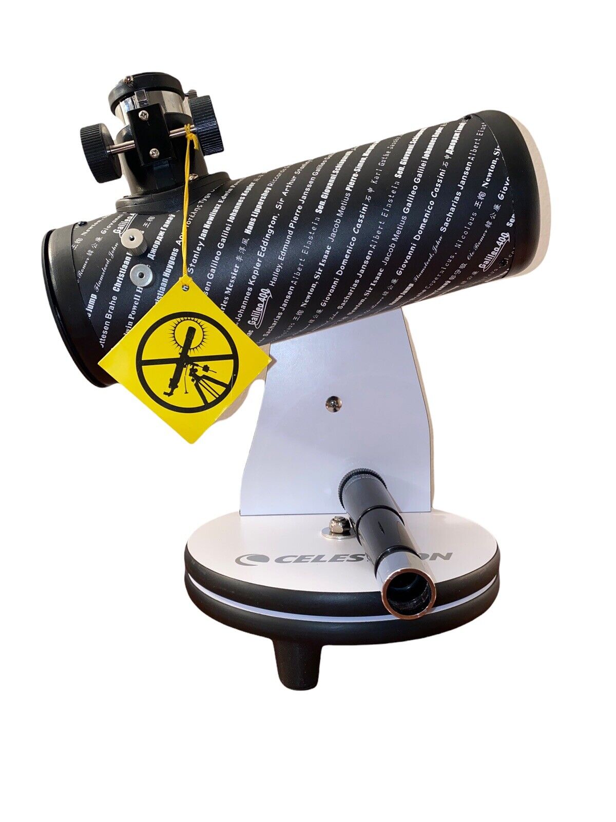 Celestron First Scope Telescope 76mm Table Top w/Erecting Eyepiece Model #21024