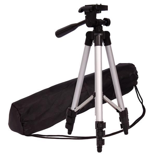 Professional Camera Tripod Stand Holder Mount For iPhone Samsung Cell Phone+ Bag