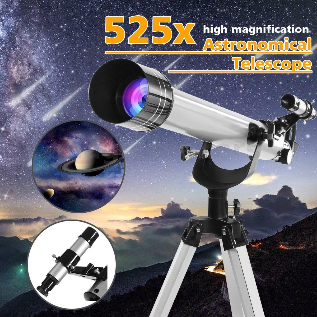 F60700 525X High HD Professional Astronomical Telescope Refractor Moon  