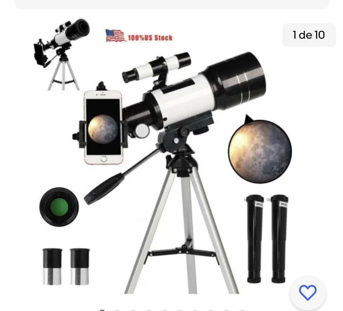 300/70mm Beginner Astronomical Telescope Night Vision For HD Viewing Space Moon