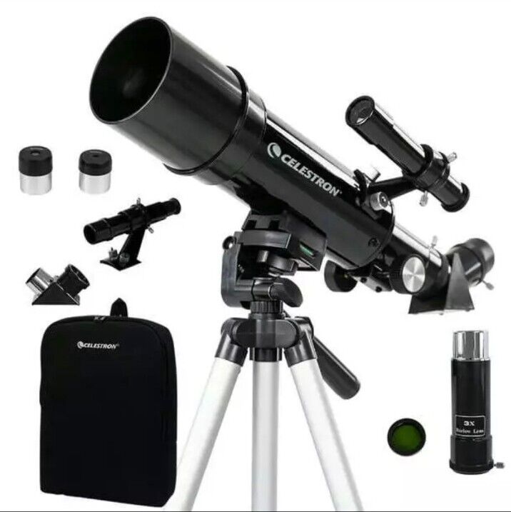 Celestron Travel Scope 60 Refractor Telescope with Tripod and Backpack, 22002-DS