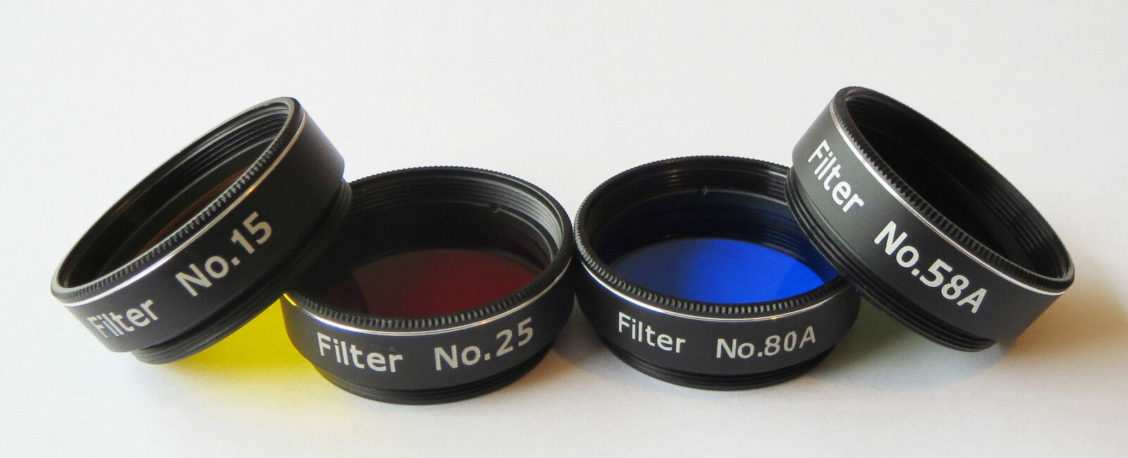 Set of 4 Superior Quality Yellow Red Blue Green 1.25\