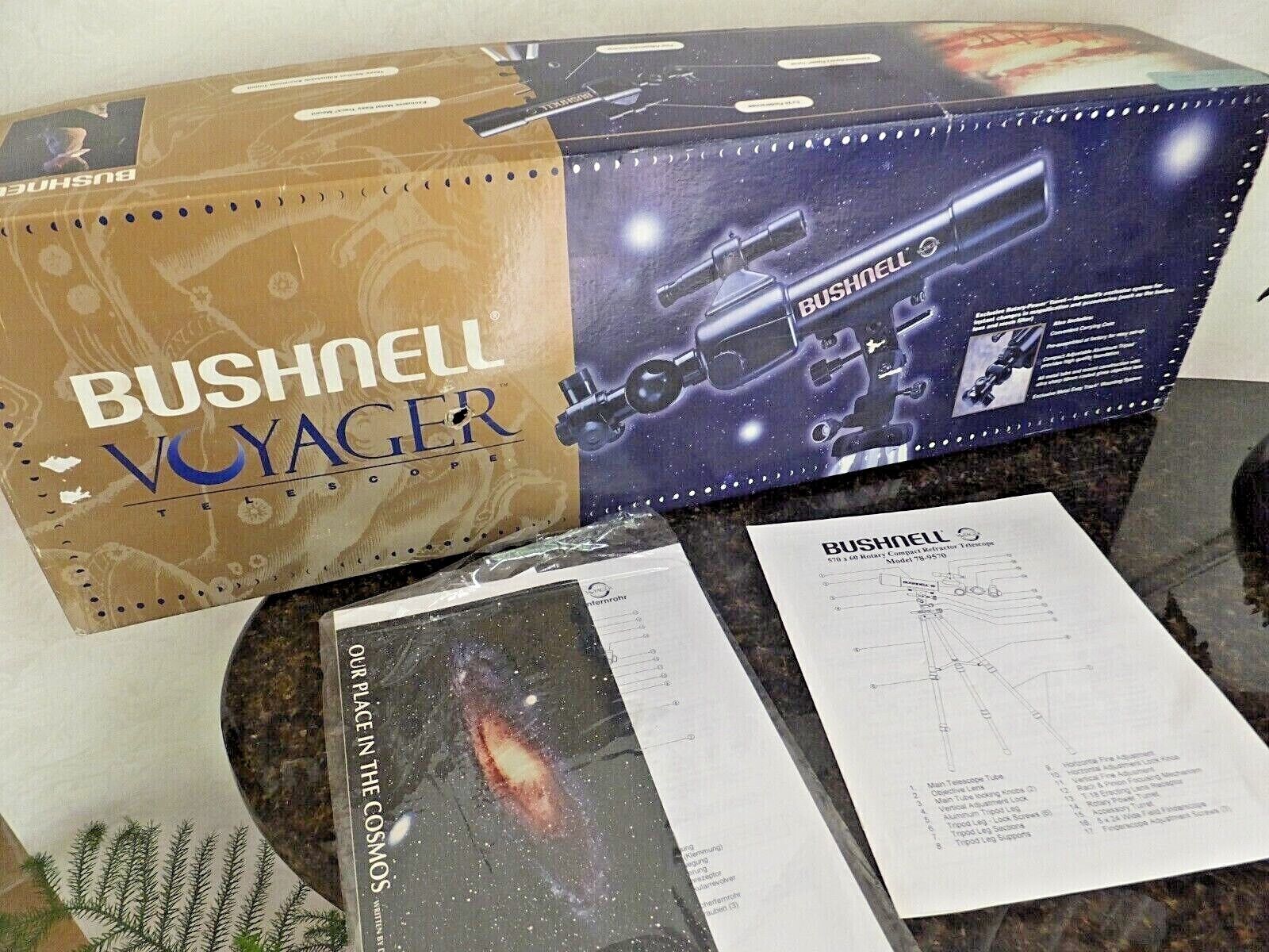 Bushnell Voyager Telescope 78-9570 with original box, stars moon kids adult  
