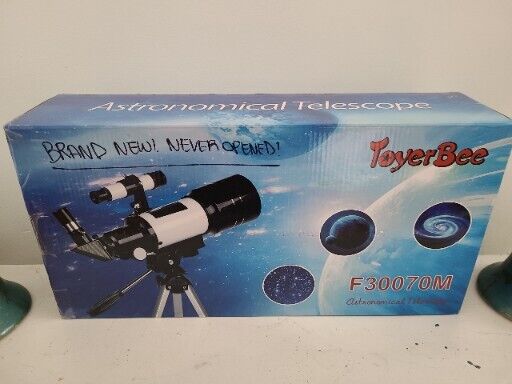  Astronomical Telescope F30070 w/ Tripod 150X Zoom HD RM1 Toyerbee 70mm.