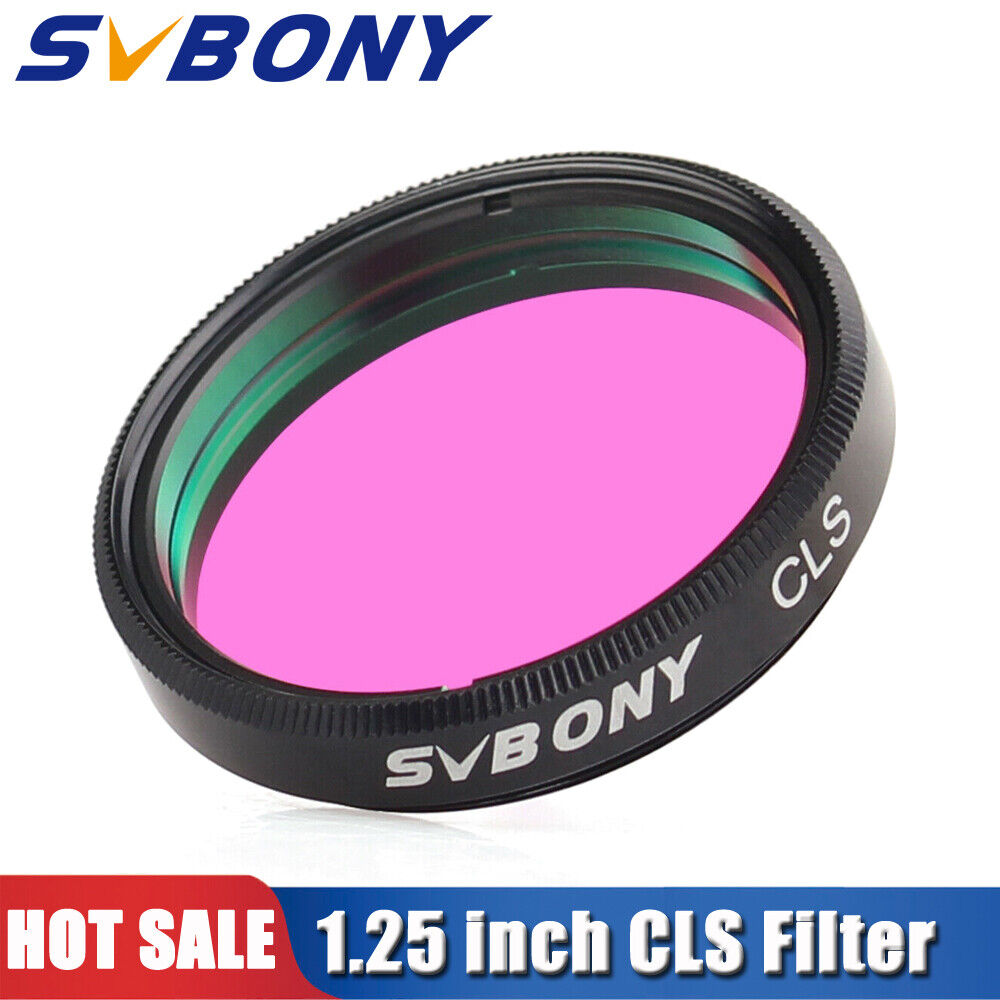 SVBONY 1.25“ CLS Light Pollution Broadband Filter for AstroTelescope Photography