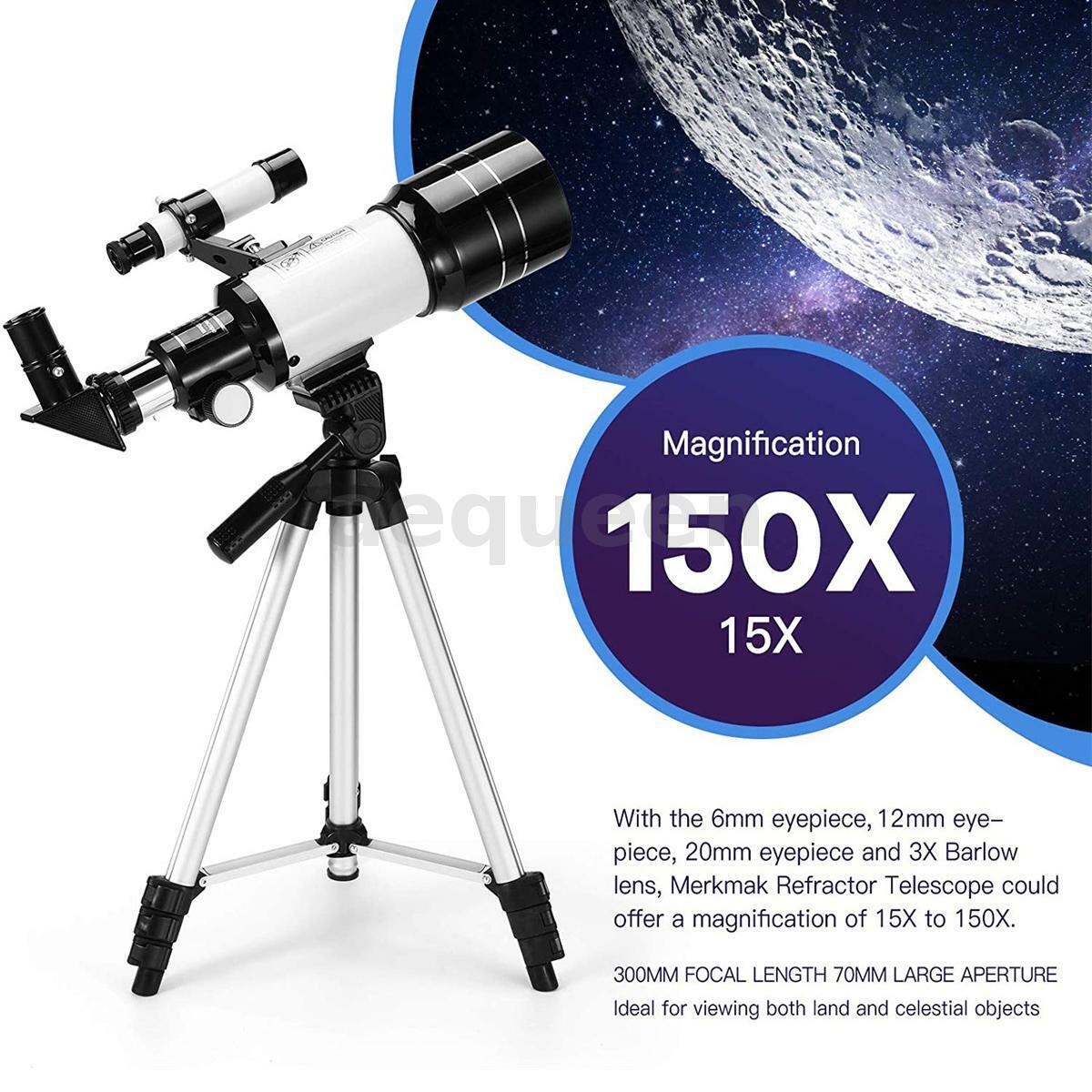 150x F30070 High HD Astronomical Telescope Monocular Night Vision Starscope