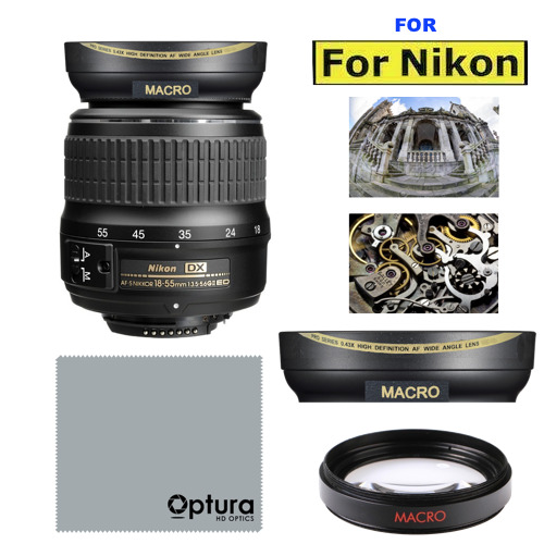 HD ULTRA WIDE ANGLE LENS FOR Nikon AF-S DX NIKKOR 18-55mm f/3.5-5.6G VR II Lens