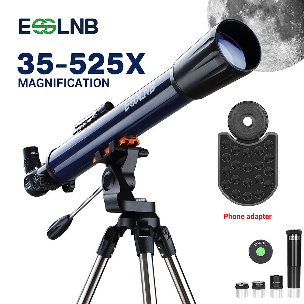 High Tripod Telescope 70070 with Mobile Holder for Moon Watching Beginner Gift