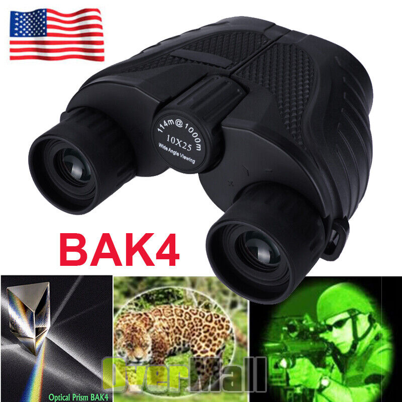 10X25 Binoculars with Night Vision Auto Focus Super High Power Waterproof US