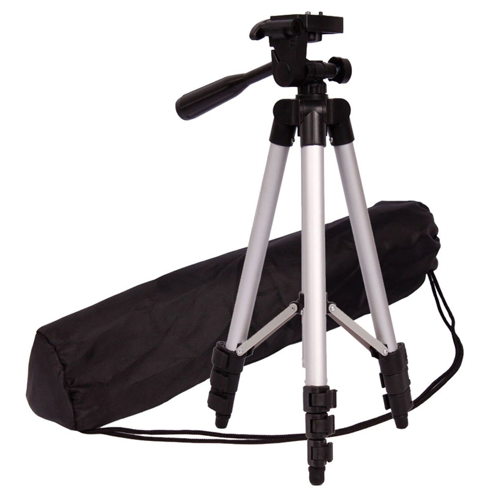 Camera Tripod Stand Adjustable Professional&Aluminum Mount Holder For Camcorder