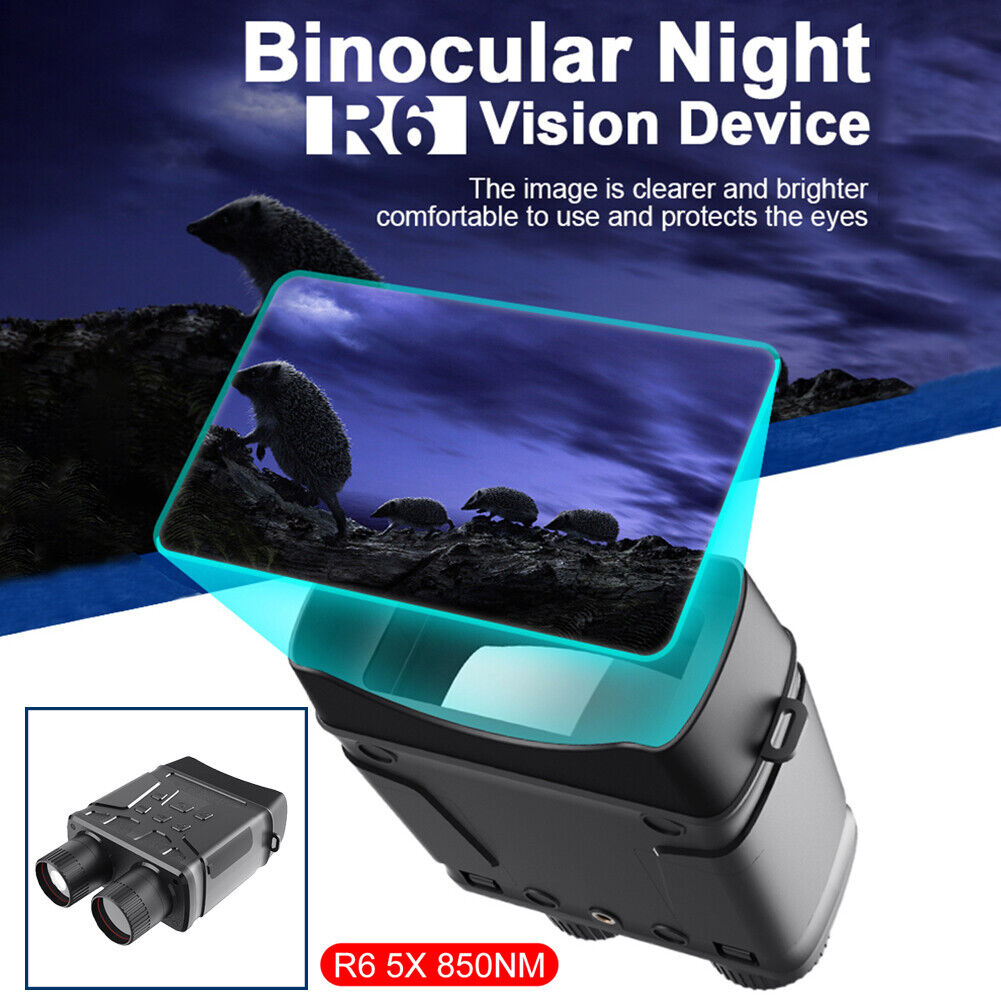 Digital Night Vision Goggles Binoculars Infrared Scope HD Zoom Video IR Camera