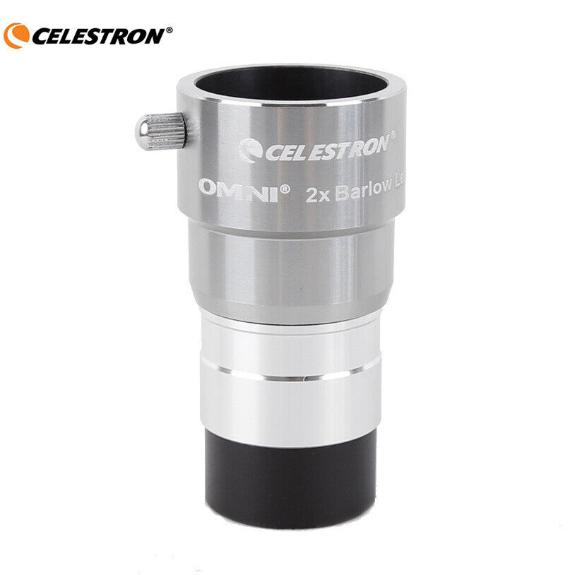 Omni 2x Barlow Lens Eyepiece Magnification Telescope 1.25 Inch 1.25\'\' Eyepiece