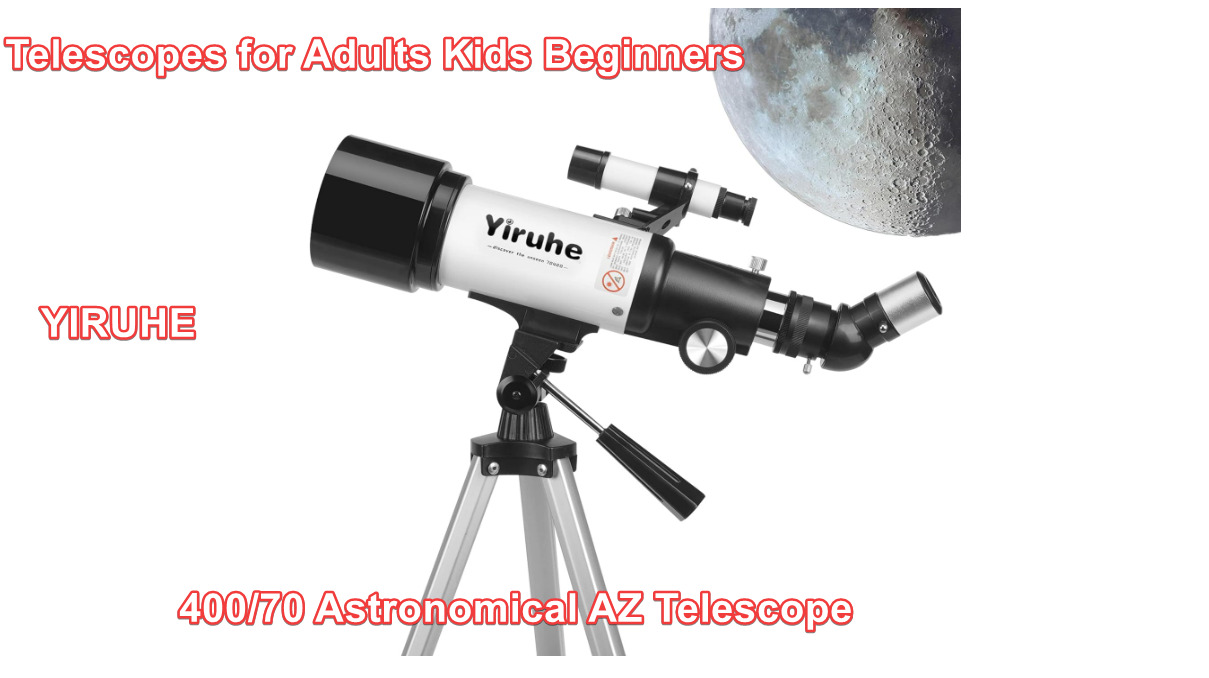 Telescopes for Adults Kids Beginners, 400/70 Astronomical AZ Telescope Stainless