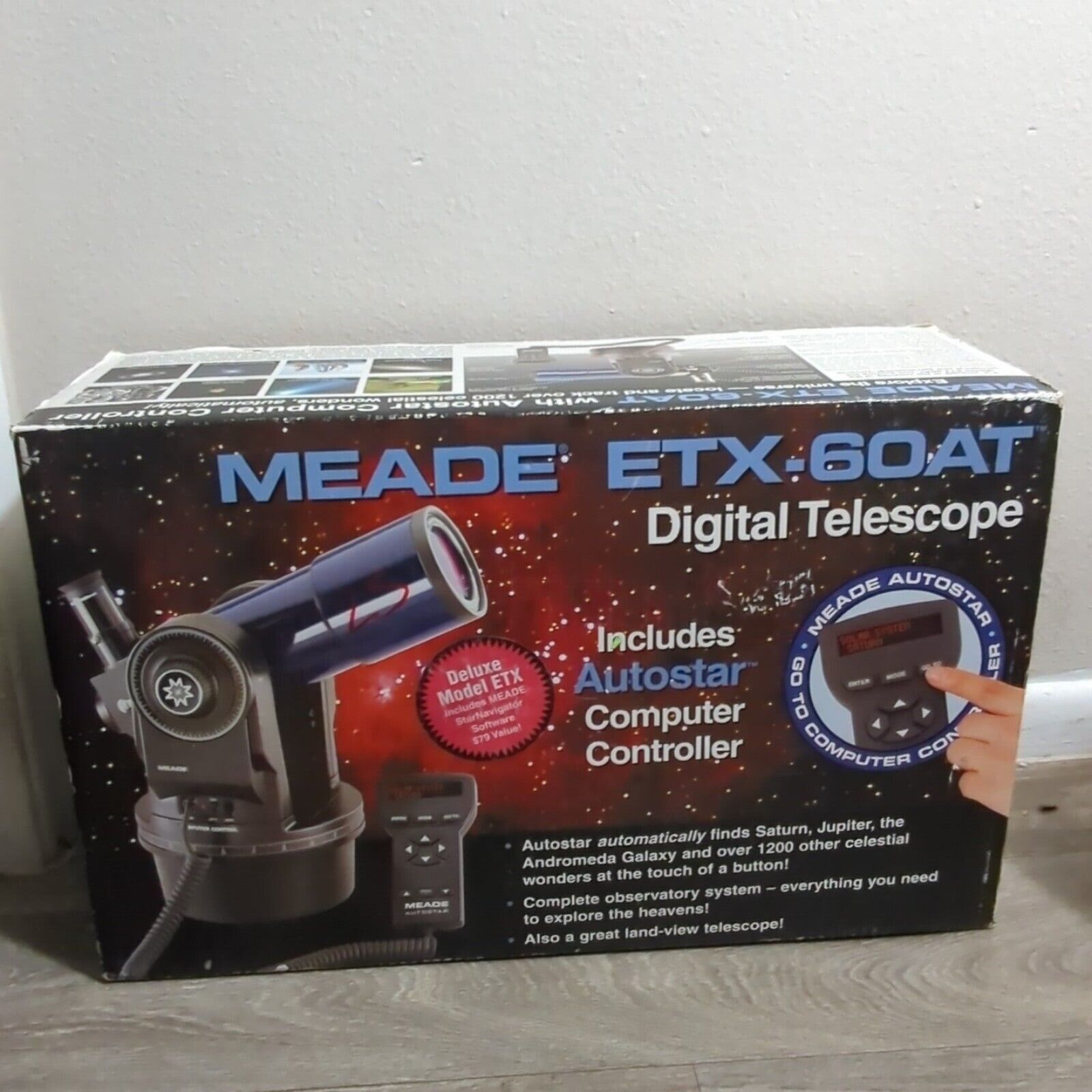 Meade ETX-60 AT Refractor Digital Telescope Autostar Computer Controller