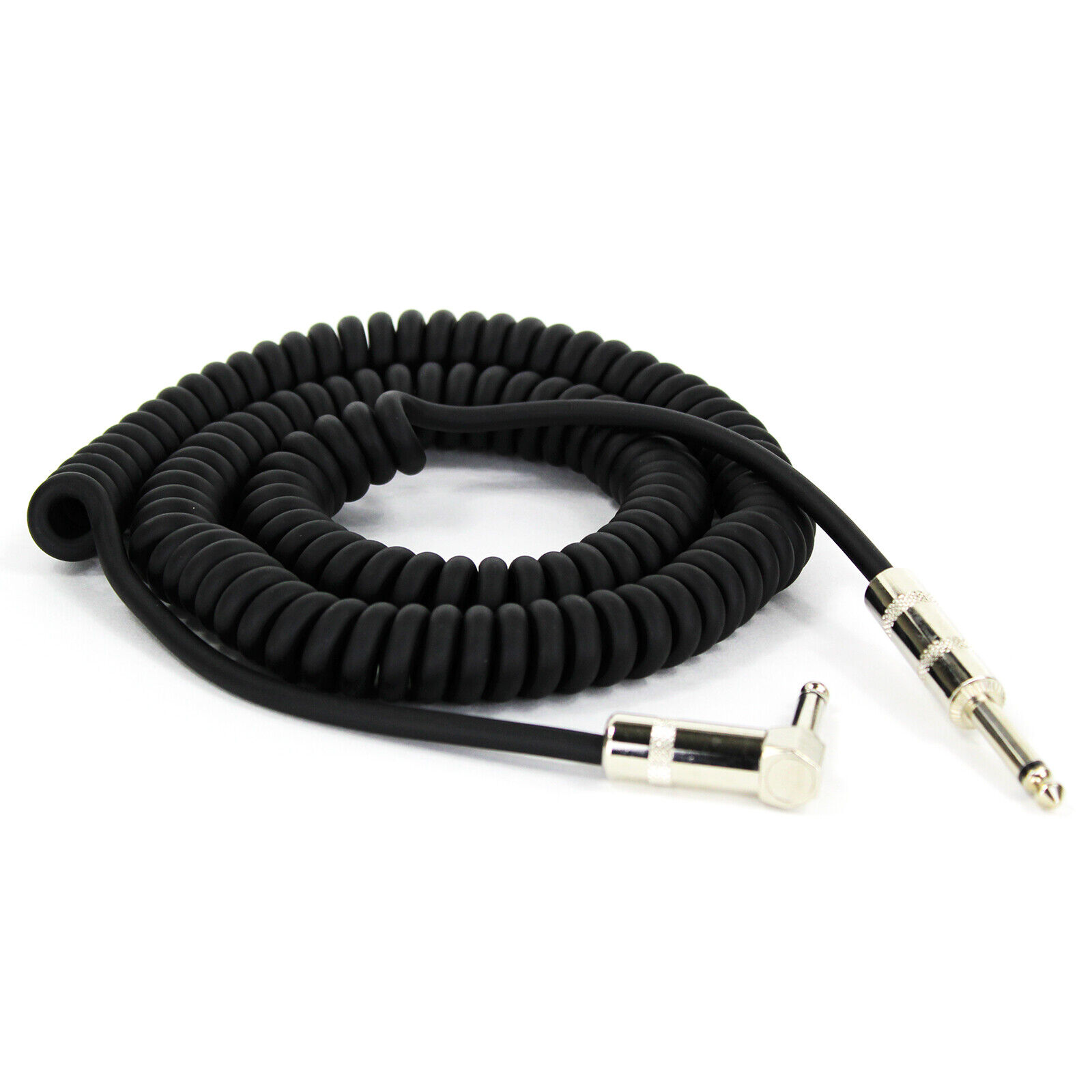 Perfektion PM204 Heavy Duty Vintage Coiled 20' ft Guitar & Instrument Cable