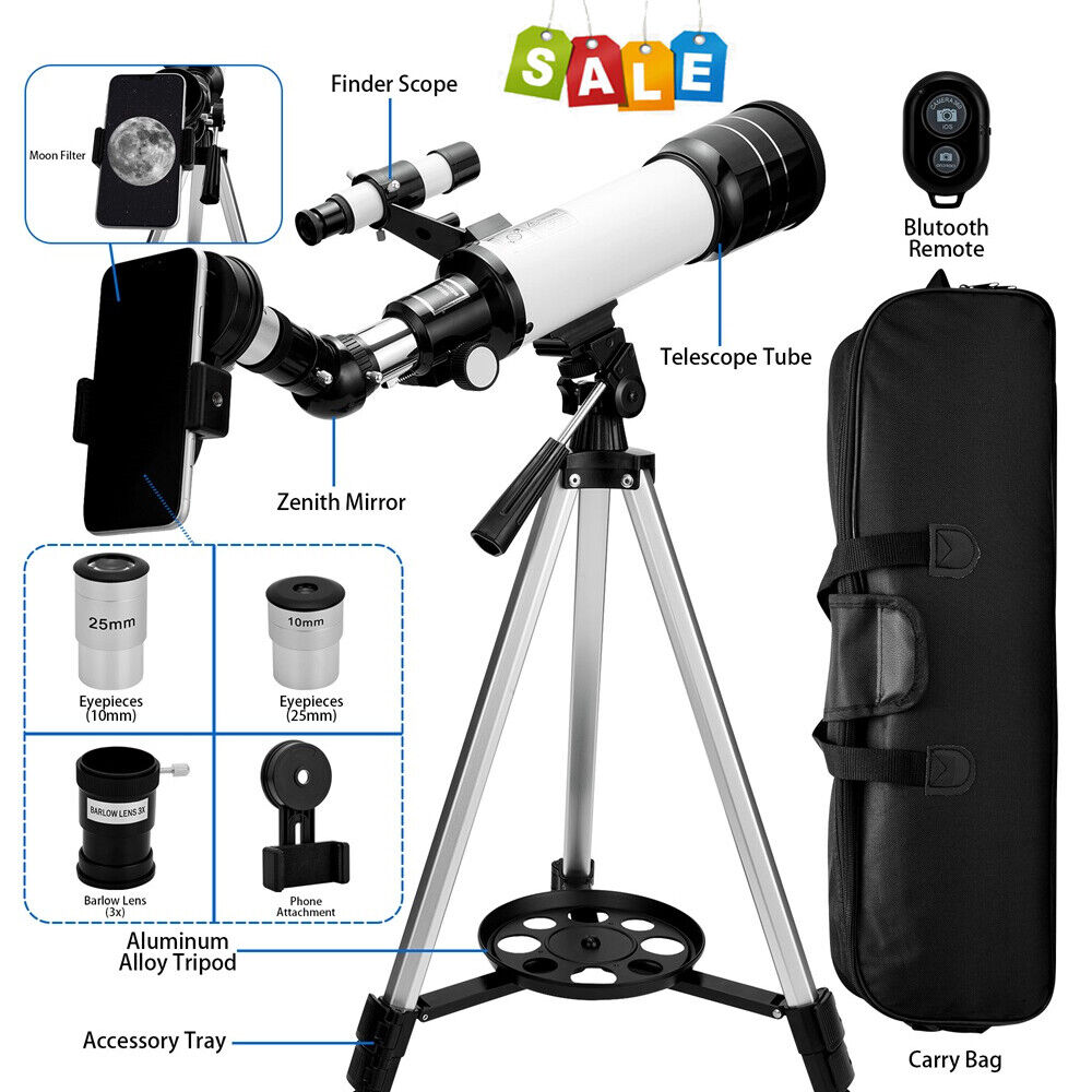 Professional Astronomical Telescope Night Vision Space with Wireless Remote Set