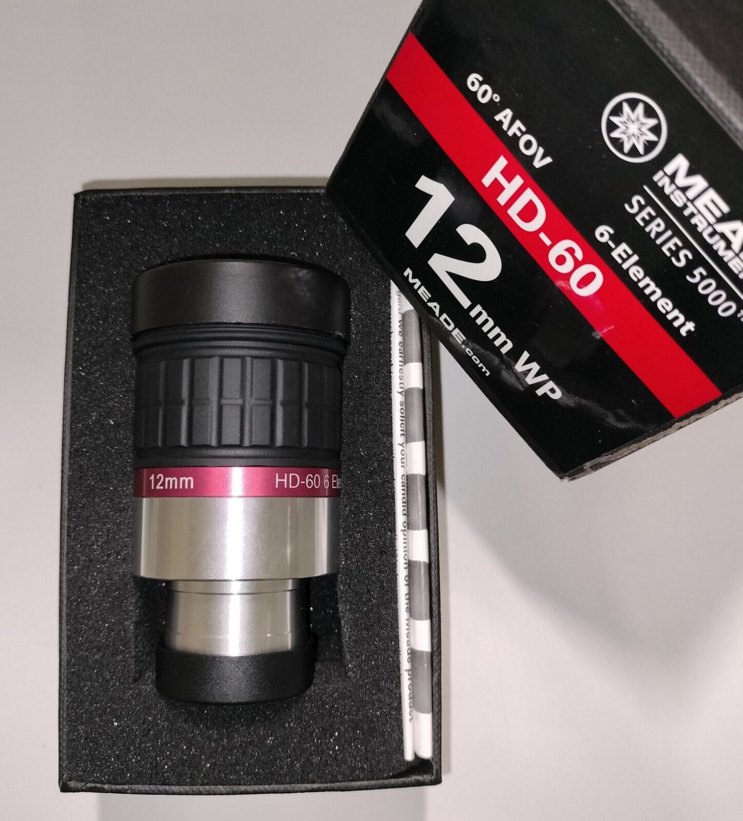 Meade HD-60 Series 5000 12mm Eyepiece - 60 Degree - Great Condition
