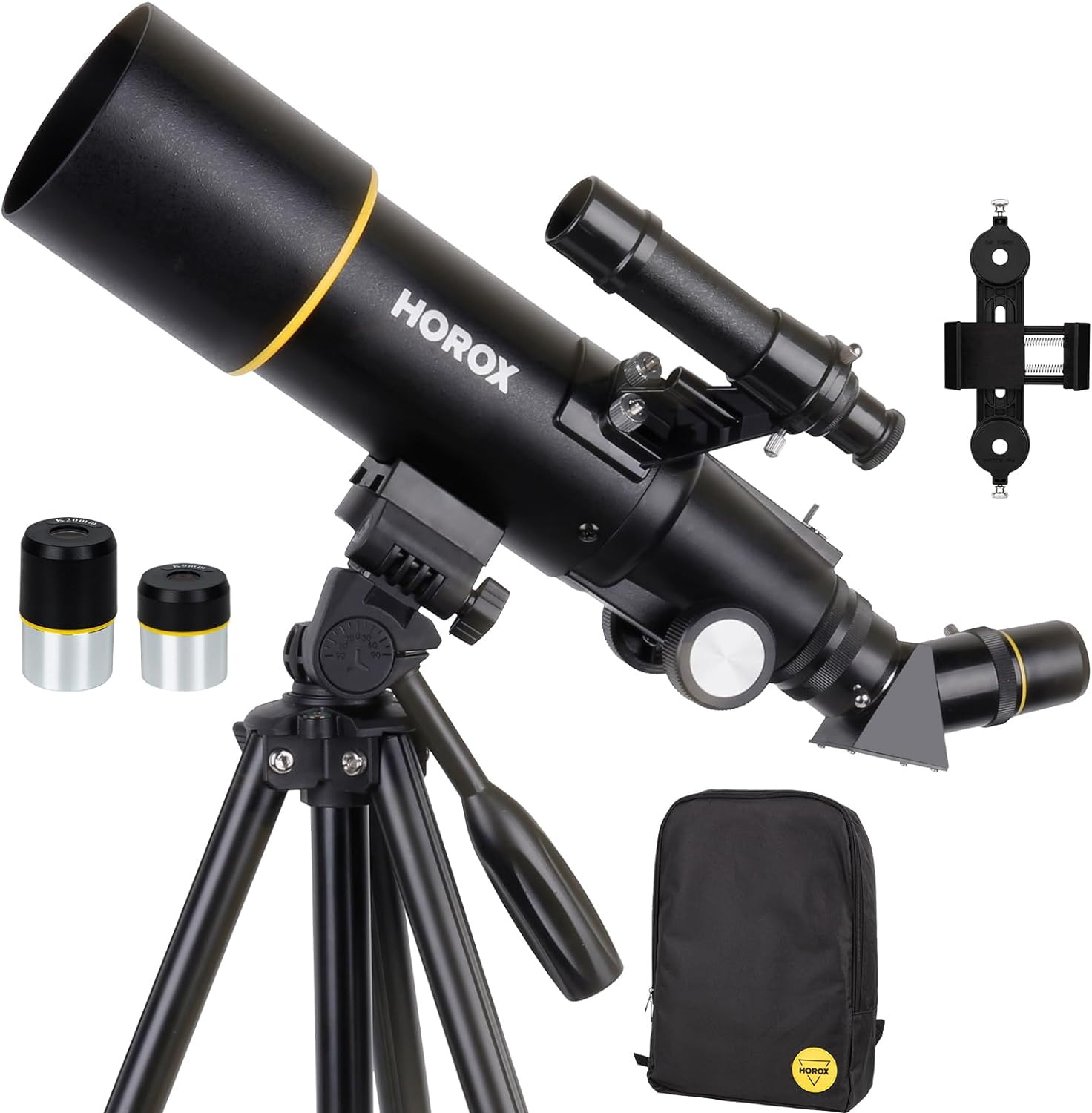 Telescope 70Mm Aperture 400Mm Refractor Astronomy Adults. Tripod & Phone Adapter