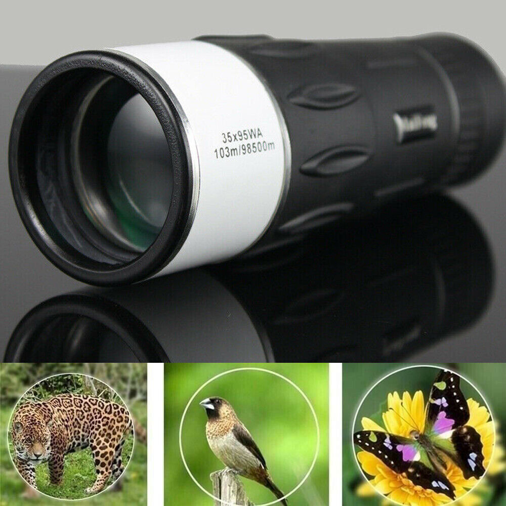 HD Telescope 35x95 High Power Dual Focus Zoomable Optical Lens Minocular Hunting