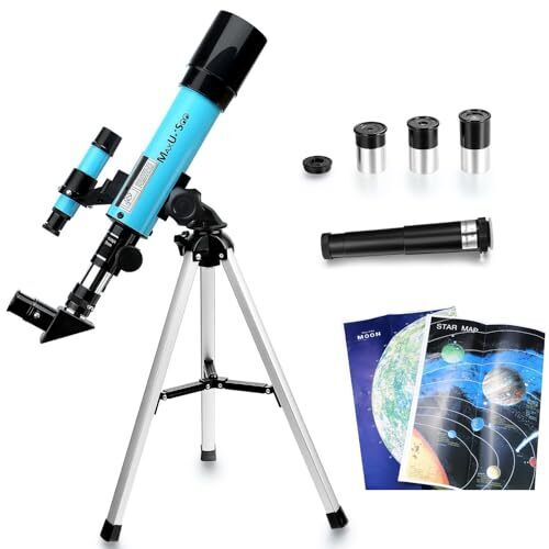 Telescopemm for Kids & Beginners, Refractor Telescope with Tabletop F360X50
