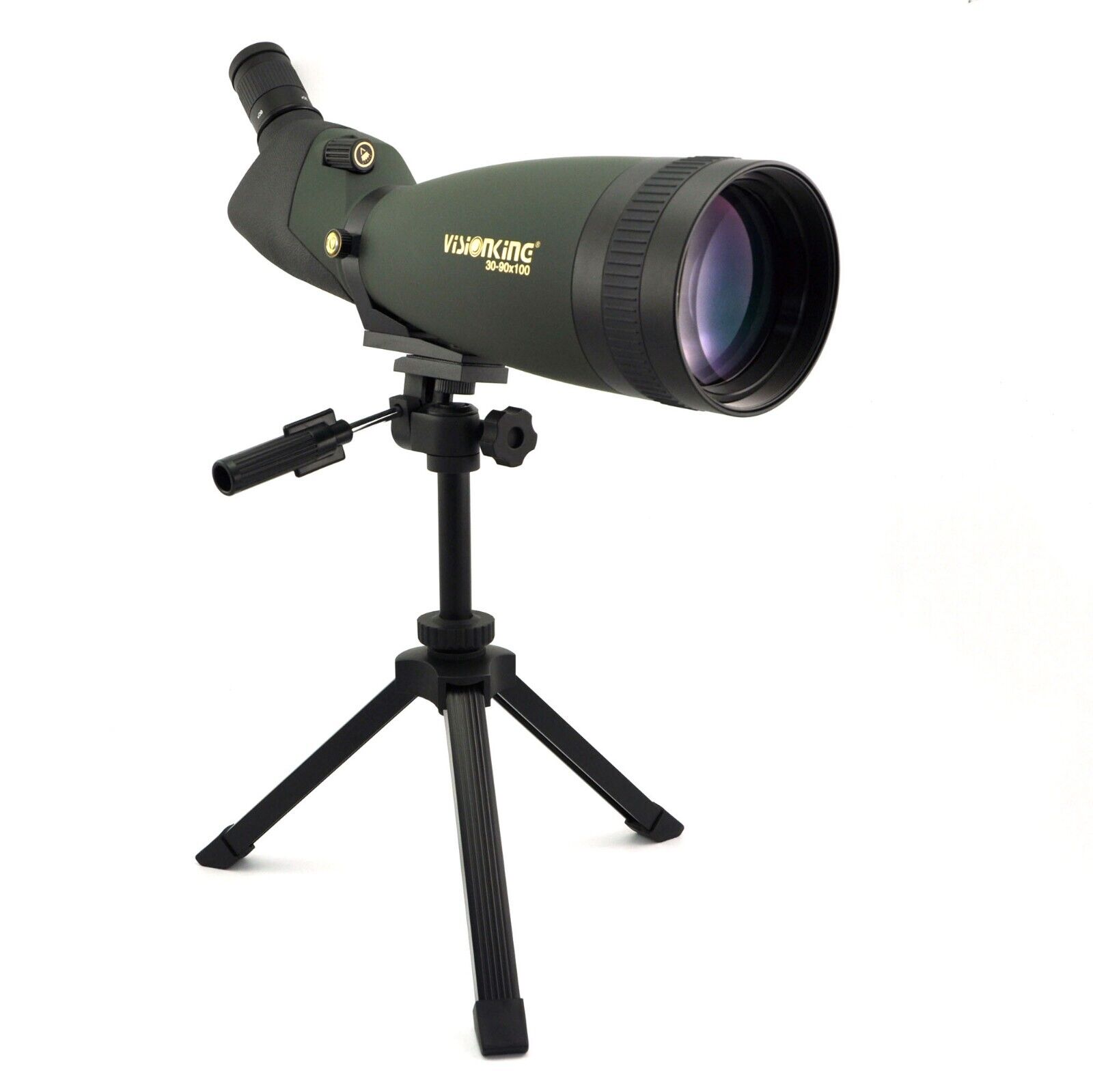 Visionking 30-90x100 Waterproof Spotting Scope  with Tripod Case  Gift 