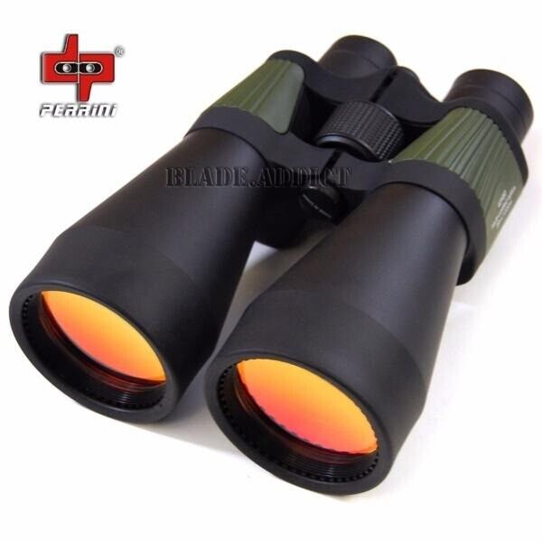 Day/Night 40X60 HUGE Military Green Power Zoom Binoculars w/Pouch Hunting NEW